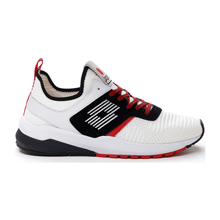 Lotto Tokyo Marathon Knit Block Zapatillas Hombre - Blancas/Negras - Colombia NYZHVTU-60